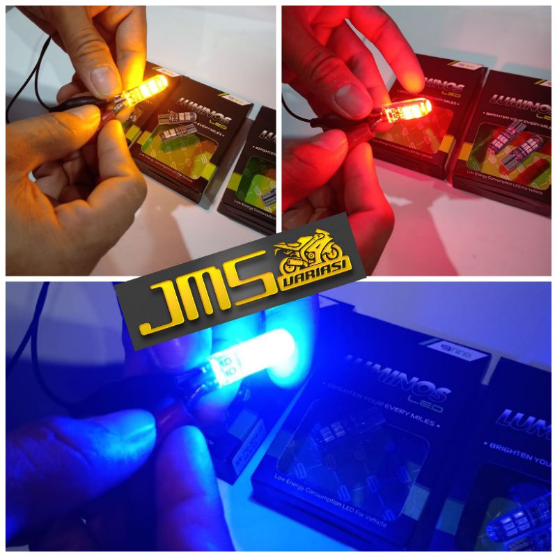 bohlam sen 9nine luminos led jelly 15 mata semua motor nmax aerox pcx vario125/150 mio beat scoopy genio CBR R15 vixion ninja 250 fu mx sonic supra blade