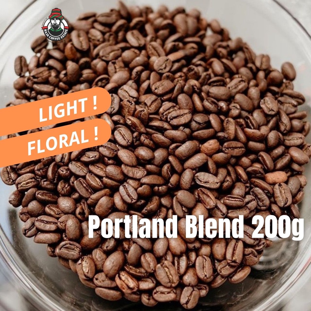 

RAJA COFFEE ESTATE PORTLAND BLEND 200G KOPI BIJI BUBUK ARABIKA ACEH GAYO JAMIN FRESH ROAST