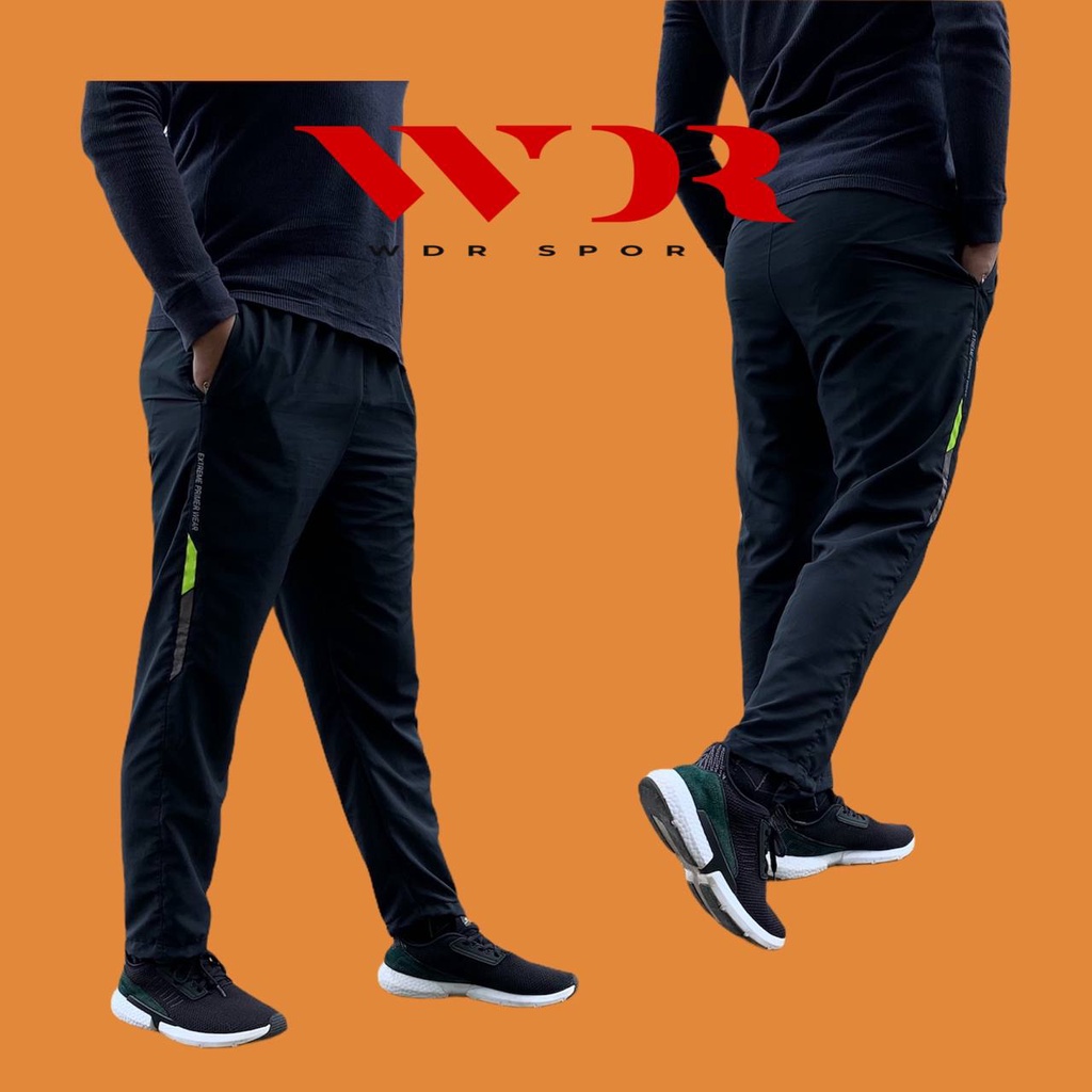 Celana Training Parasut Sport PRIA WANITA Bawahan Celana Panjang Olahraga Running Lari Cowok Cewek Laki Laki Dewasa Sepeda Senam Zumba Trening-2