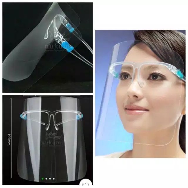FACE SHIELD KACAMATA NAGITA RAFI FS01 FACE SHIELD PELINDUNG MUKA FACE SHIELD KEKINIAN