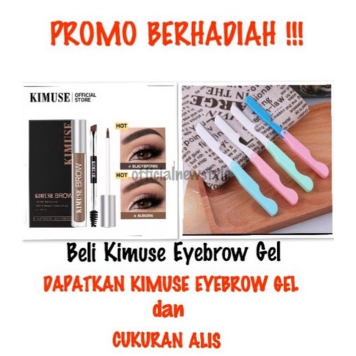 [COD] KIMUSE EYEBROW GEL KRIM | EYEBROW CREAM GEL WATERPROOF | EYEBROW GEL | KIMUSE ALIS GEL KRIM