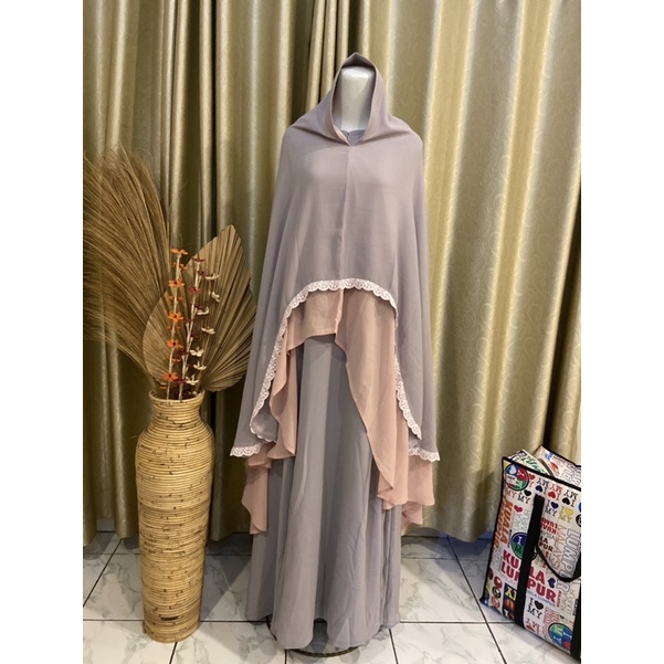 deanara preloved khimar oneset