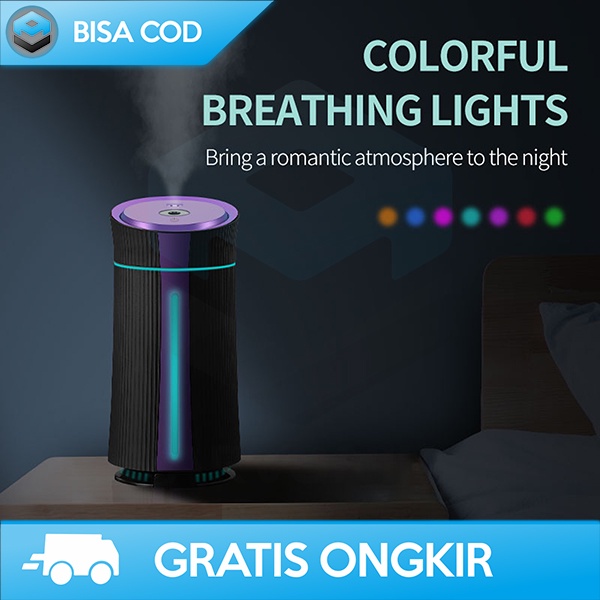 DIFFUSER AROMATHERAPY HUMIDIFIER TAFFWARE SMART FITUR 1100ML HEALTHY