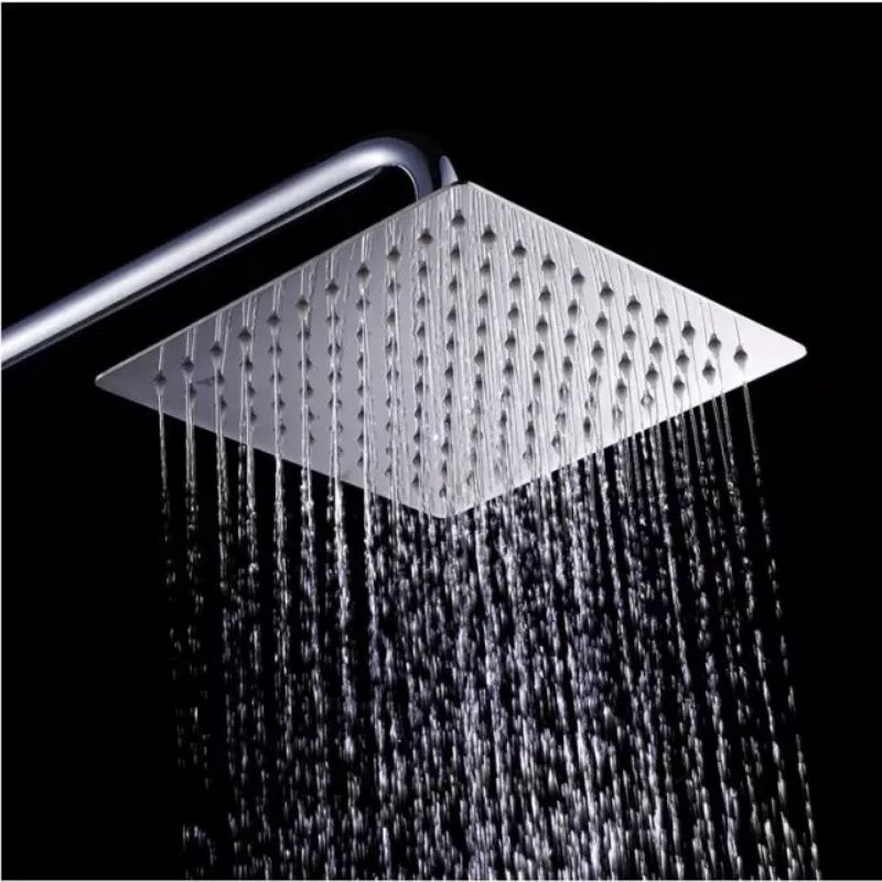 Paket Hemat Wall Shower Kamar Mandi Tanam Stainless + Kran Tanam Drad 1/2&quot;