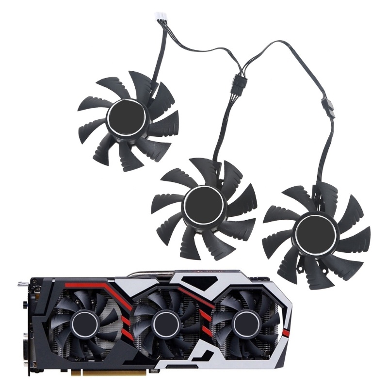 Bt GPU Kartu Video Graphics Card Cooler Untuk iGame GTX 1070Ti Yestongtx1080 1050