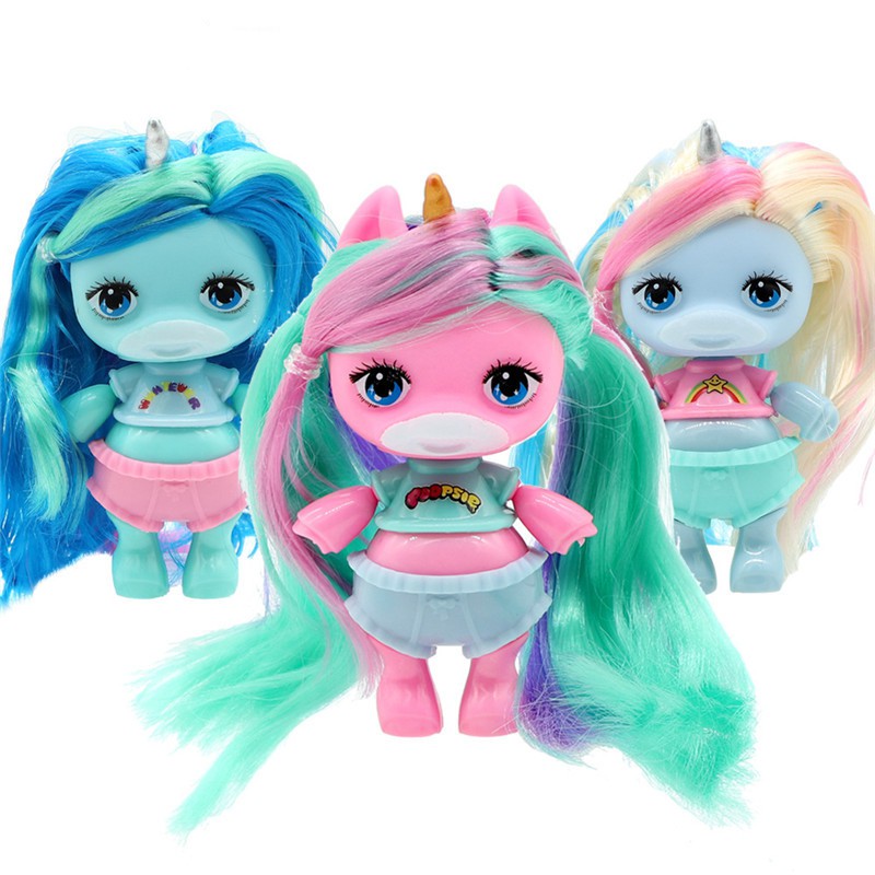 [Ready Stock] LOL Surprise Action Figure Poopsie Slime Unicorn Boneka Telur Kejutan Anak Perempuan Berpura-Pura Bermain Mainan Hadiah