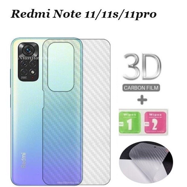 REDMI NOTE 11 / 11 PRO 4G 5G BACK SKIN CARBON ANTI GORES BELAKANG