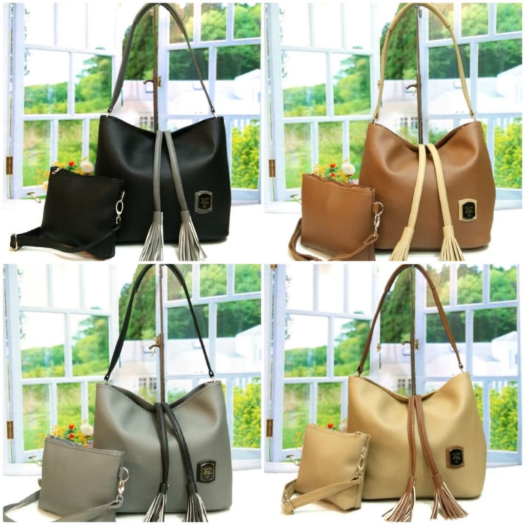 TAS SLP 2IN1  TAS SELEMPANG DOMPET TAS WANITA