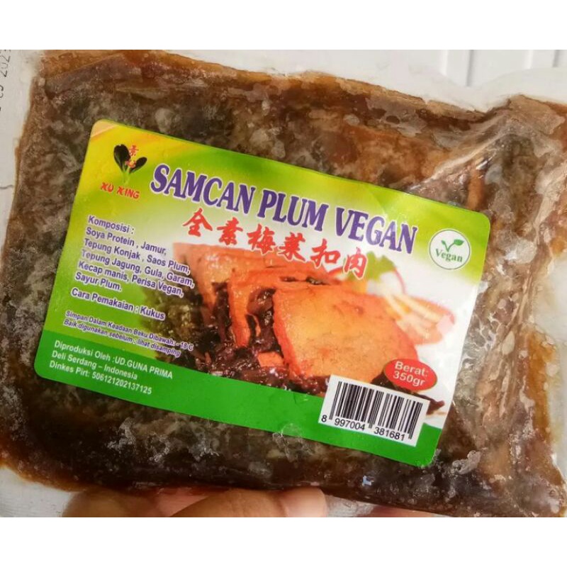 

Samcan plum vegan 全素梅菜扣肉 350gr / frozen food vegetarian
