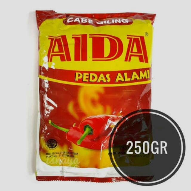

CABE BUBUK AIDA KEMASAN 250 GRAM