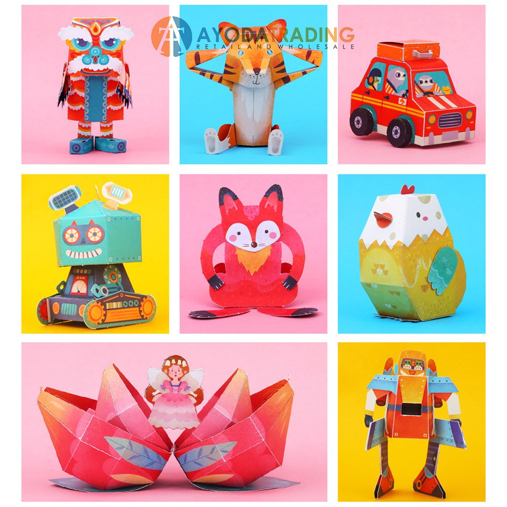 Joan Miro 3D Working Model DIY Ketrampilan Prakarya Anak