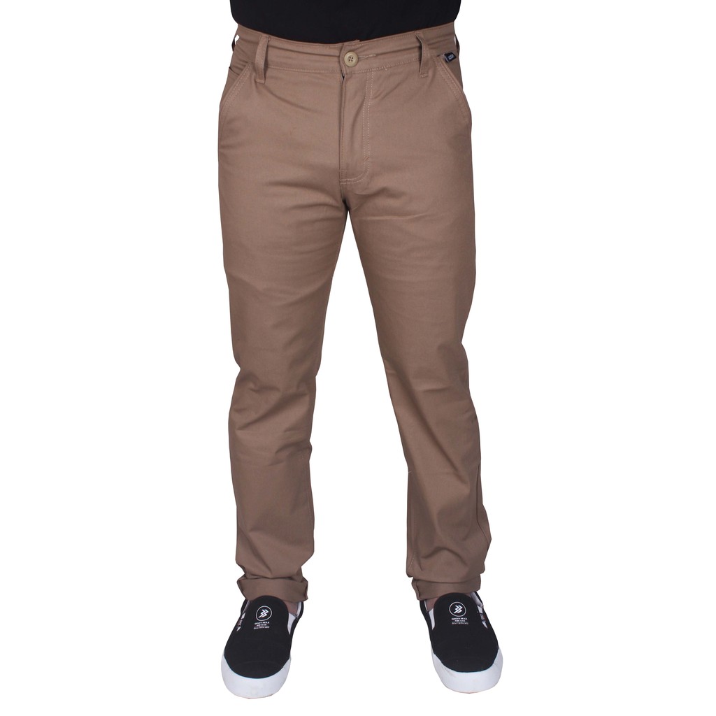 Stalker Celana Chino / Pants Stalker - Cleine Art 03 - Brown