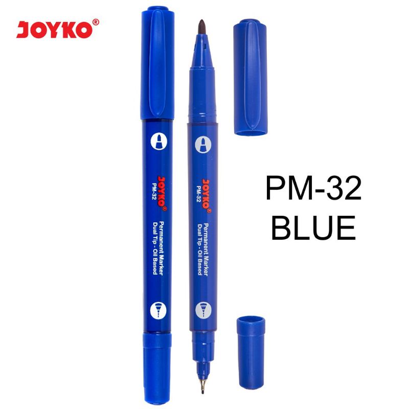 Pulpen spidol marker double permanen dual tip dua sisi