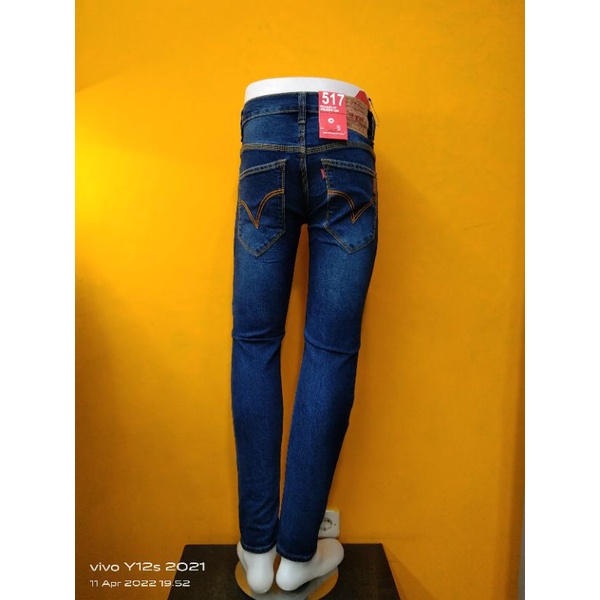 Celana Jeans Pria Stretch bahan melar ukuran 28-46