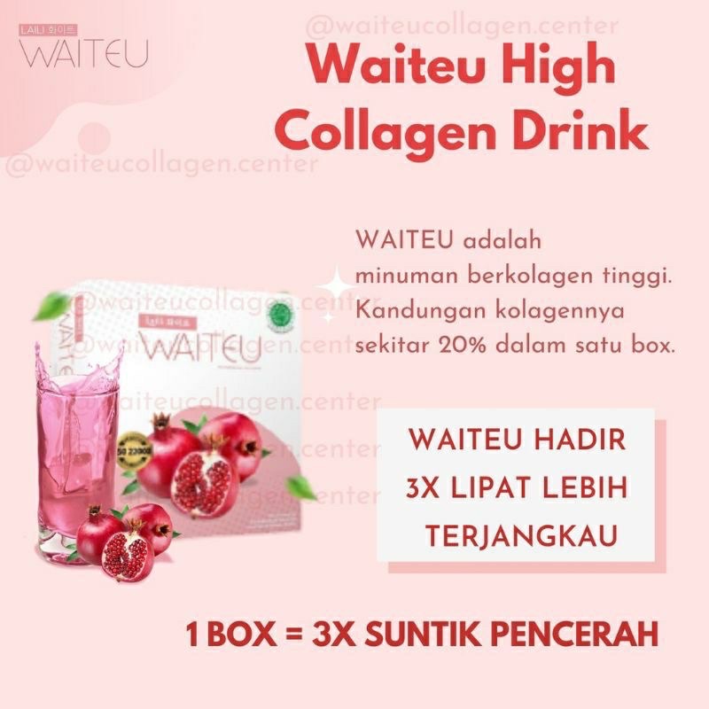 

Waiteu minuman Collagen Pemutih / pencerah kulit