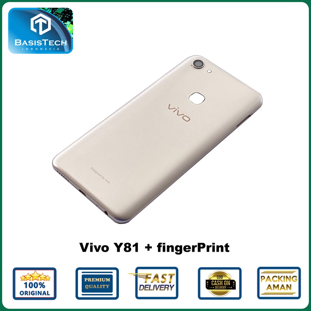 BACK COVER BACKDOOR CASING VIVO Y81 + FINGERPRINT