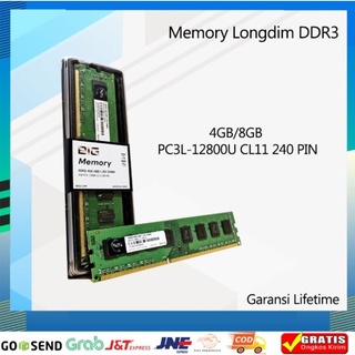 Memory Ram Longdim DDR3 4-8GB 1600-12800 1,35V  BIGCOM