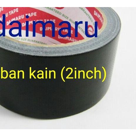 

❉ lakban kain daimaru hitam 48mm x 12m (2inch) - 2 INCH PER PCS ֍