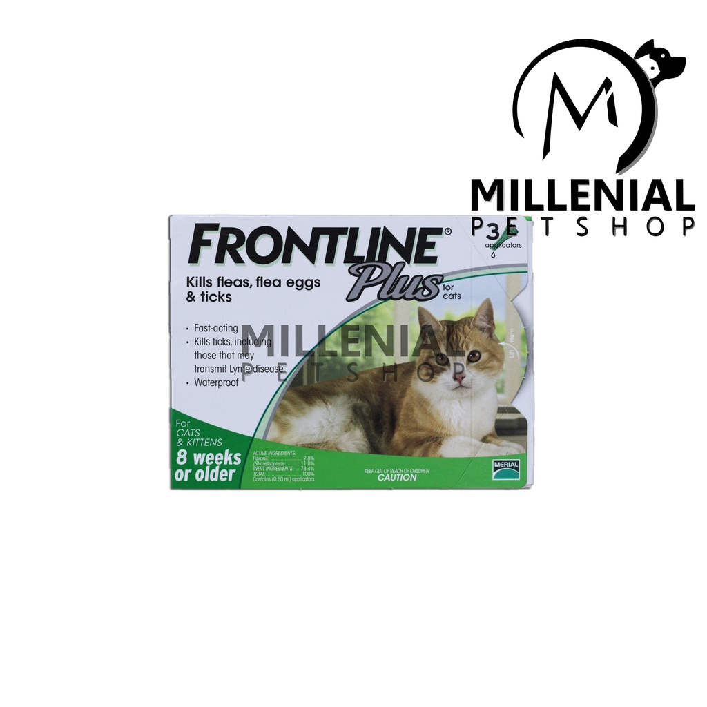 Obat Kutu Frontline Plus For Cats &amp; Kitten 1 tube