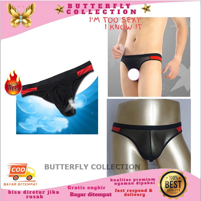 Celana dalam pria gstring pria underwear panites cowok panties jockstrap  thong lace  BF97