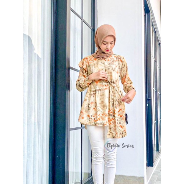 Elpidiv-Atasan Wanita/Tunik Wanita Turky Soft Rayon Premium