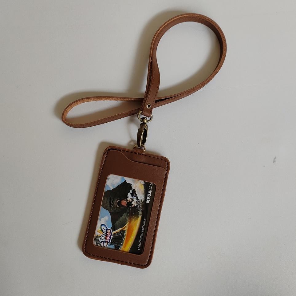 

Langsung Beliii.. Name Tag ID Card Holder Kulit Lanyard TERBARU.