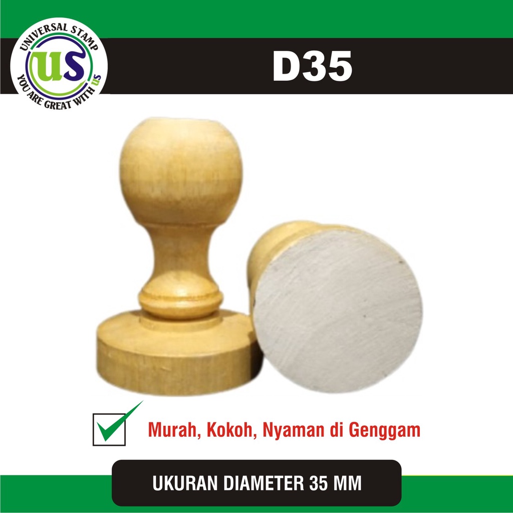 

Gagang Stempel Kayu D35