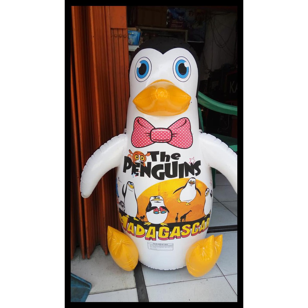 Balon Pinguin Tinju Besar 75Cm Balon Samsak Mainan Anak Murah