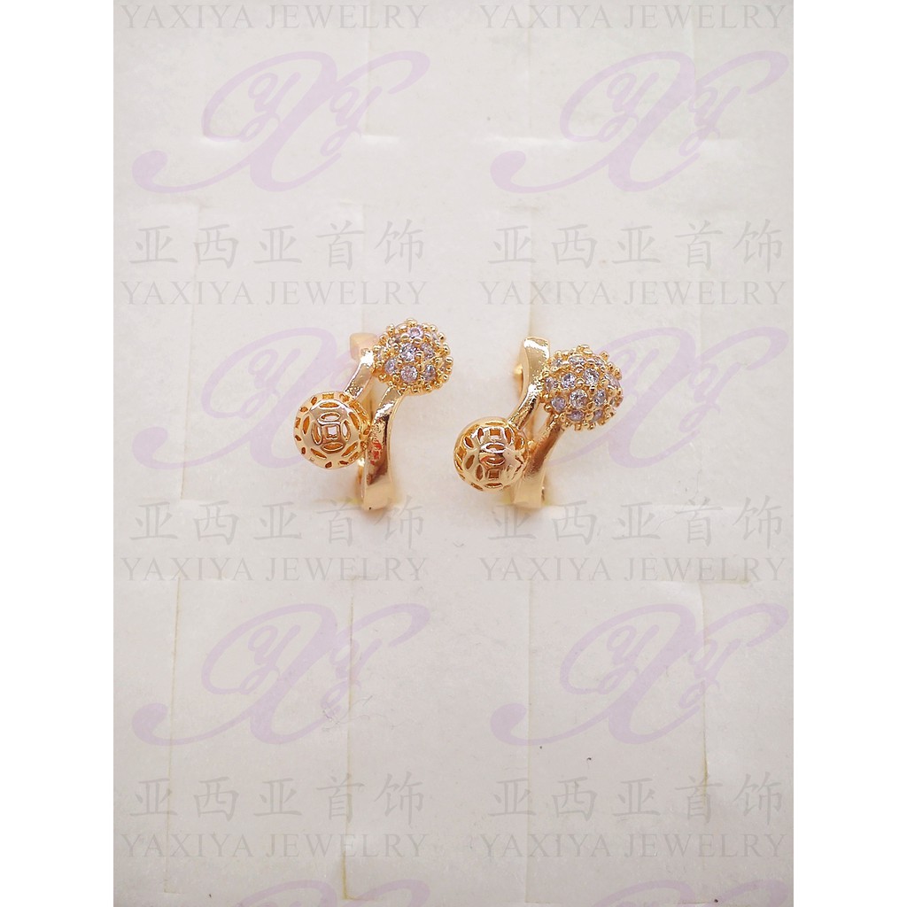 Yaxiya (cincin gelang kalung liontin) anting perhiasan imitasi gold18k
