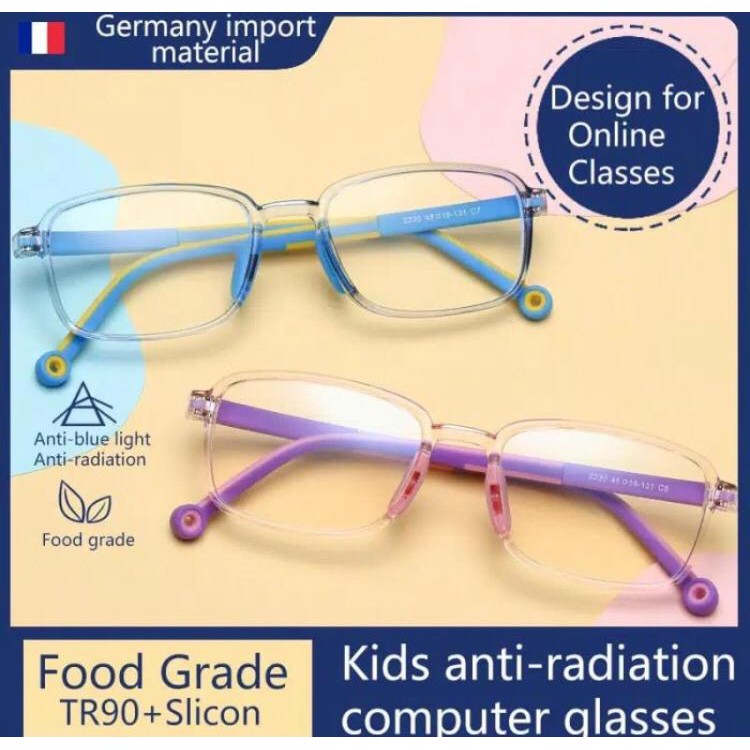 Kacamata Anak/Kacamata Antiradiasi Blueray/Kacamata Komputer 2230