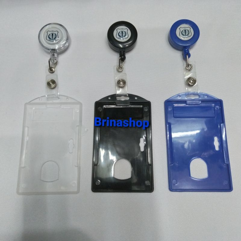 Tempat id card + yoyo logo Satpam