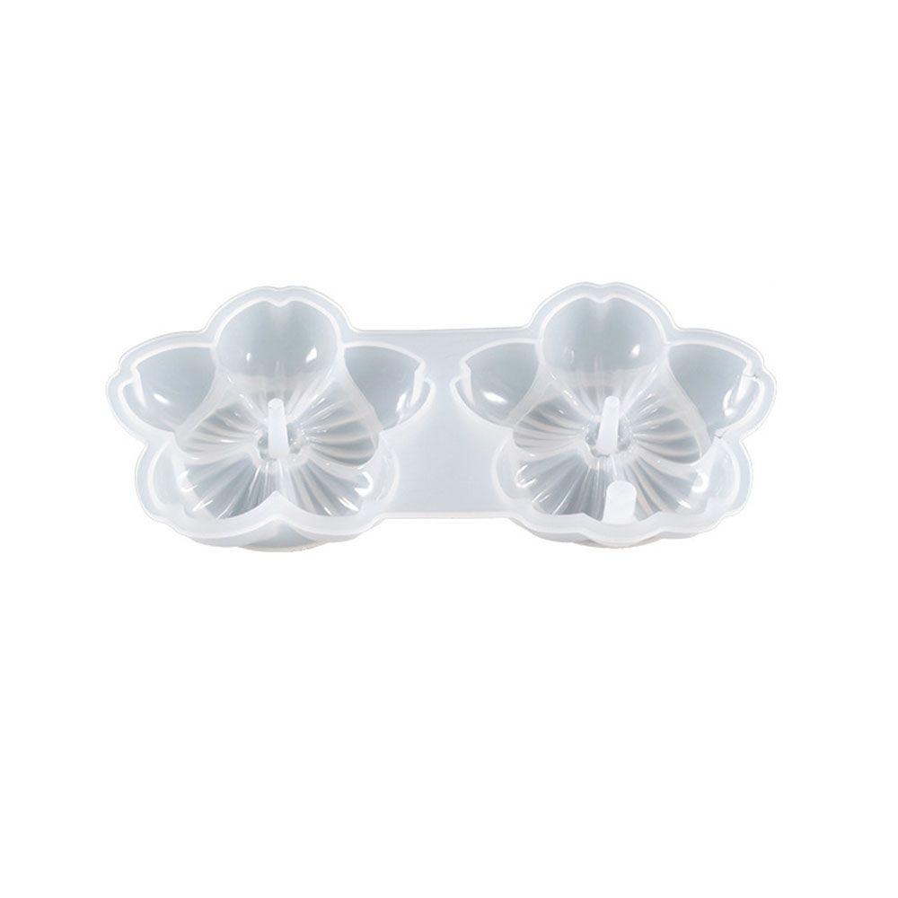 Preva 3D Mahkota UV Epoxy Transparan DIY Kerajinan Membuat Perhiasan Alat Cetakan Silikon Patch Bunga