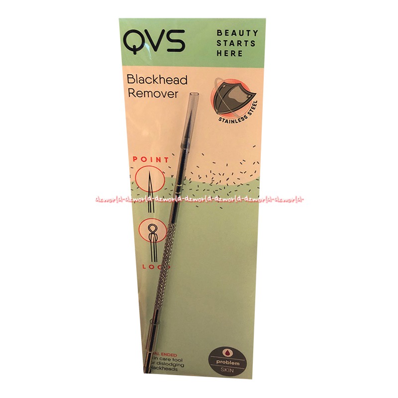 QVS Blackhead Remover Alat Untuk Pencet Komedo Stainless Steel