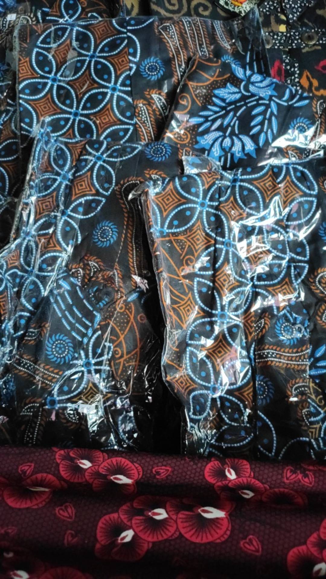 Bswart Batik Hrb026 Kenongo Hem Pendek Padi Pekalongan M L Xl Batik Pria Murah
