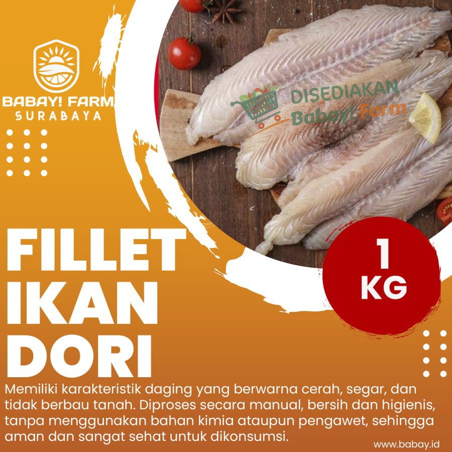 

Fillet Ikan Dori Boneless Premium 1 Kg