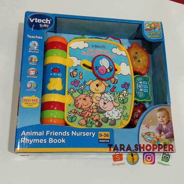 Vtech animal nursery rhymes book / story book