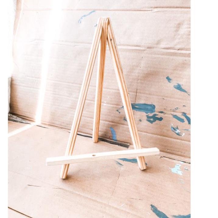 

(PROMO 90Z100) Wooden Easel | Bypainters | 30x22Cm High Quality Easel, Thick, & Durable | Easel Kayu | Stand Lukis ✹