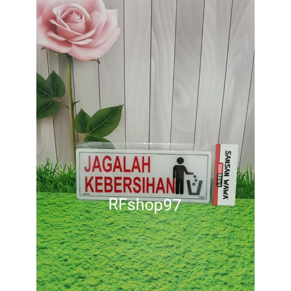 

AKRILIK JAGALAH KEBERSIHAN SIGN BOARD MURAH TEBAL BERKUALITAS