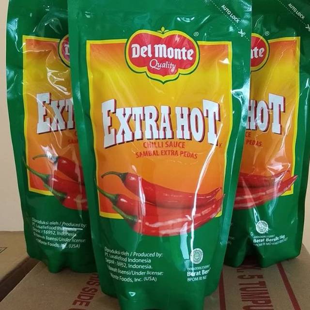 

Delmonte saos sambal super pedas 1kg