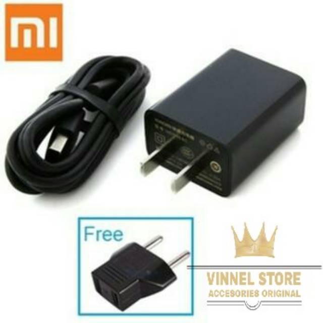 CHARGER XIAOMI ORIGINAL 100% FAST CHARGING 5V - 2A  support mi4 mi4i m3 redmi note 3 note 4 4A 4X