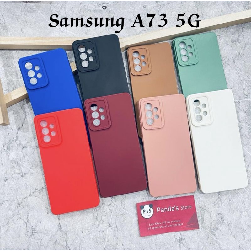 Softcase Pro Camera Samsung A73 5G Candy Case Full Color 3D Silikon TPU