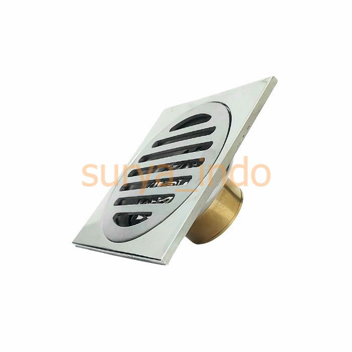 SARINGAN LANTAI KAMAR MANDI KUNINGAN FLOOR DRAIN WC GOT PEMBUANGAN AIR
