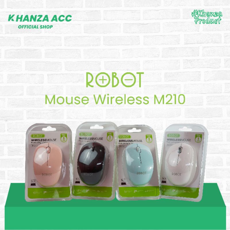 KHANZAACC ROBOT M210 2.4G WIRELESS OPTICAL MOUSE