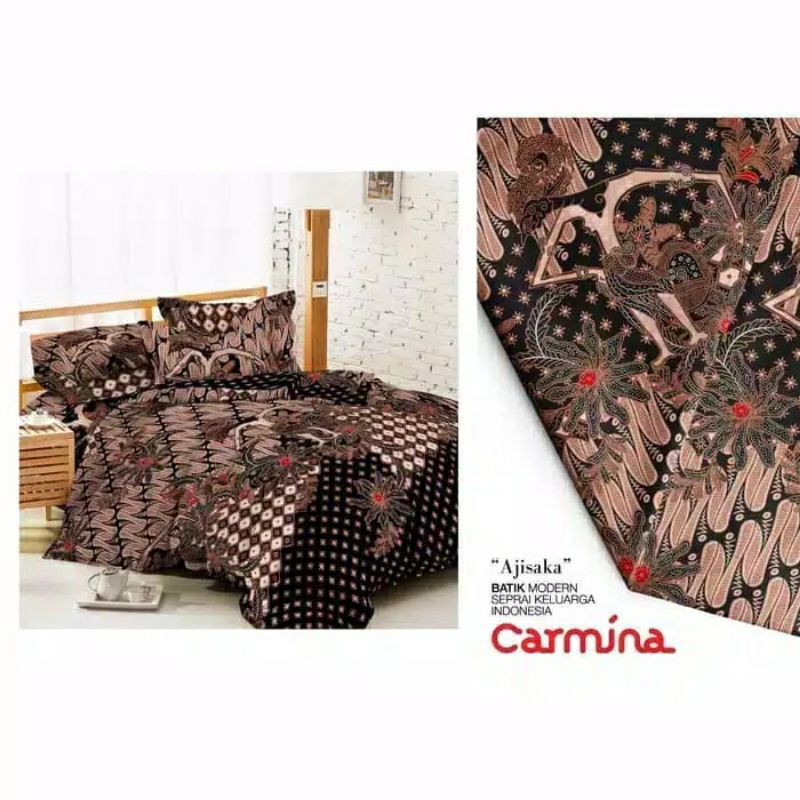 Sprei Batik CARMINA motif Ajisaka Queen size (160x20) no 2