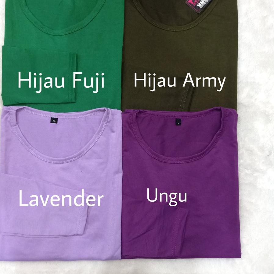 3RHS Baju Ks Wanita Oneck Lengan Panjang Jumbo Terbaru