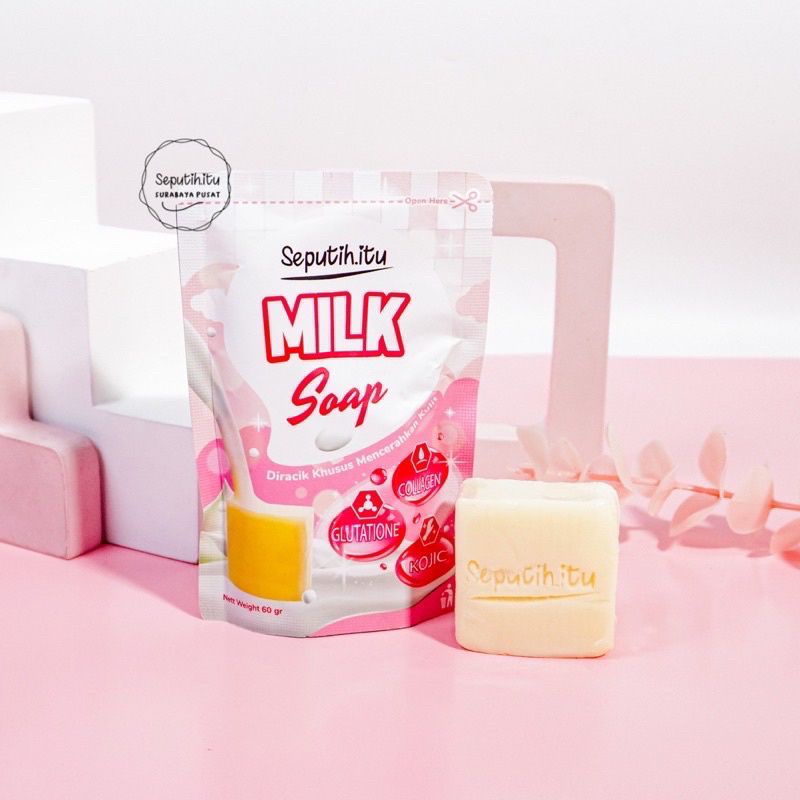 [READY STOCK] WHITENING MILK SOAP SEPUTIH ITU SABUN SEPUTIH ITU