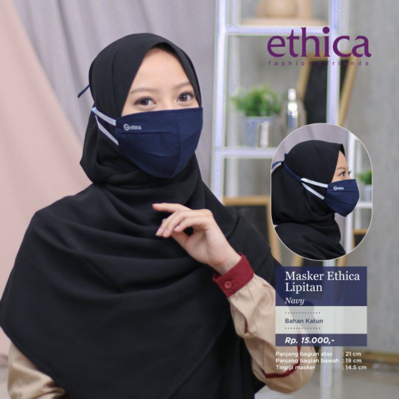 MASKER LIPITAN KAIN KATUN || V2  || ETHICA