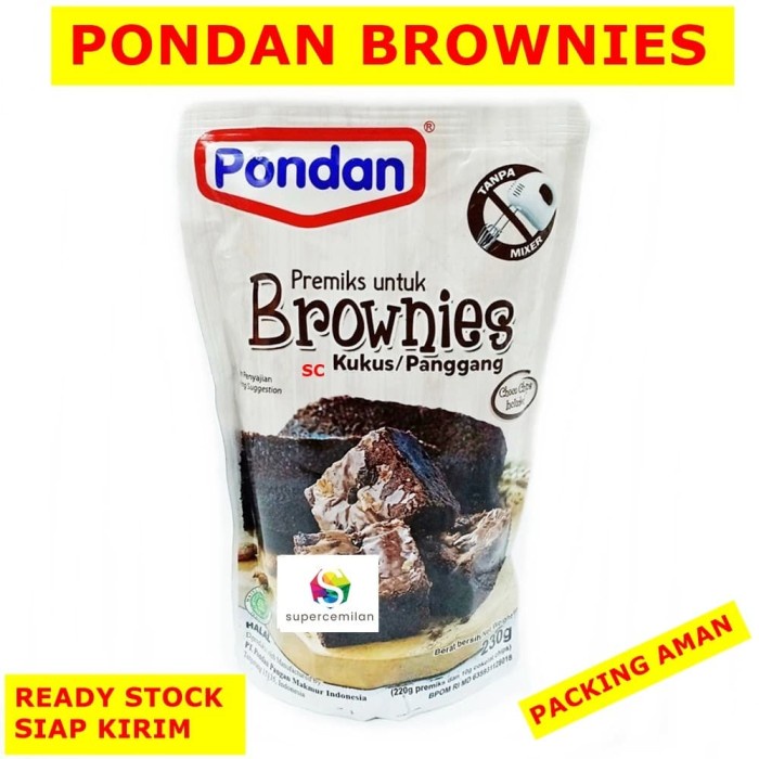 

PROMO Pondan Brownies - Premiks Untuk Brwonies Kukus / Panggang