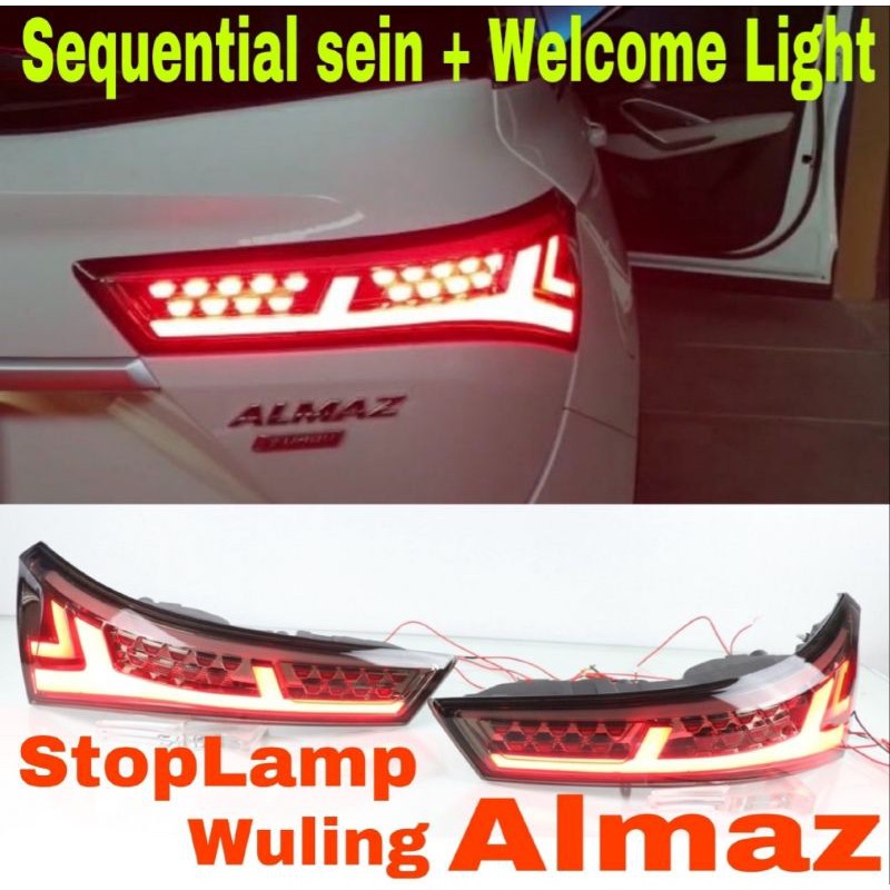 STOP LAMP LED WULING ALMAZ Flowing Sein Welcome Ceremony Light I Lampu Stoplamp Led Mobil Wuling