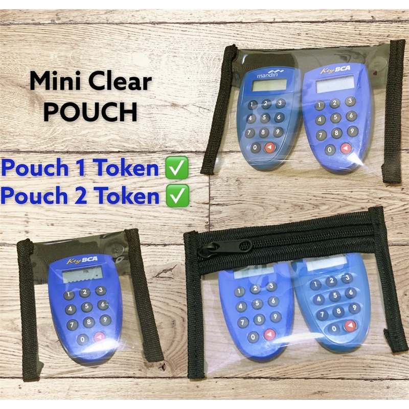 Fawn’G Handmade - Mini Clear Pouch Token / Key Bank | Pouch Token | Pouch Key BCA, Mandiri dll